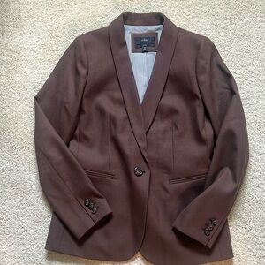 Chocolate brown wool blazer -JCrew